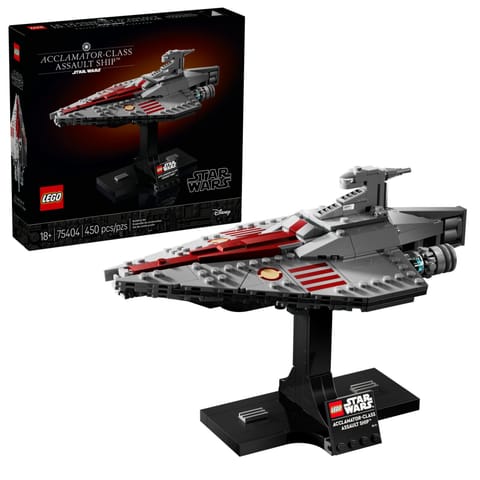 ⁨LEGO STAR WARS Krążownik szturmowy typu Acclamator 75404⁩ w sklepie Wasserman.eu