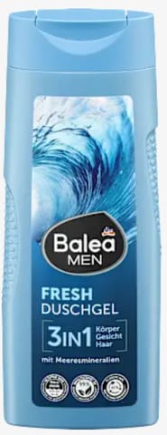 ⁨Balea Men Fresh 3in1 Żel pod Prysznic 300 ml⁩ w sklepie Wasserman.eu