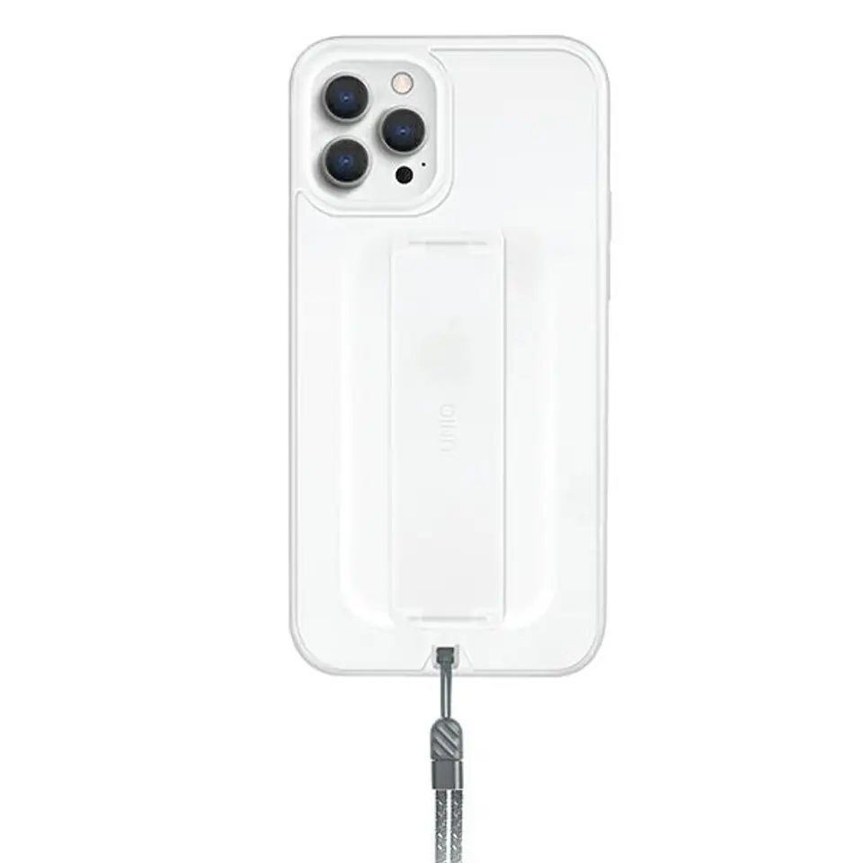 ⁨UNIQ etui Heldro iPhone 12 Pro Max 6,7" biały/natural frost Antimicrobial⁩ w sklepie Wasserman.eu