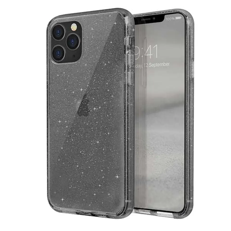 ⁨UNIQ Case LifePro Tinsel iPhone 11 Pro black/vapour smoke⁩ at Wasserman.eu