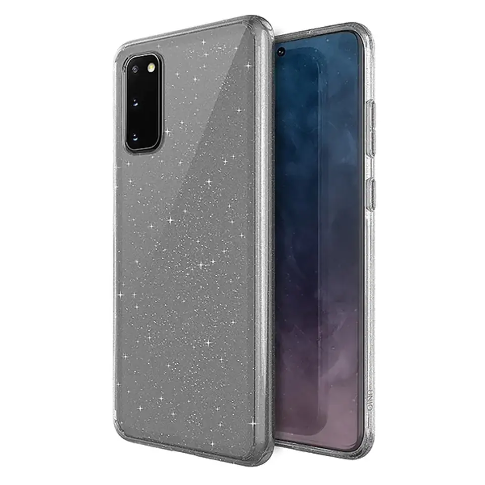 ⁨UNIQ etui LifePro Tinsel Samsung S20+ G985 przezroczysty/lucent clear⁩ w sklepie Wasserman.eu