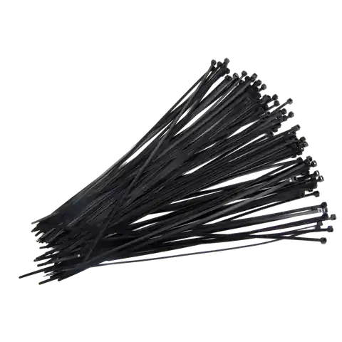 ⁨59110C Opaski zaciskowe nylonowe czarne, 2.5x100 mm, 100 sztuk, Proline⁩ w sklepie Wasserman.eu
