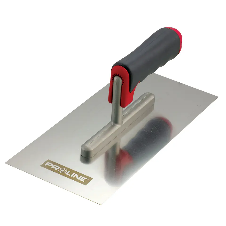 ⁨Ground trowel.270*130mm smooth handle double-shaped otw.alu proline⁩ at Wasserman.eu