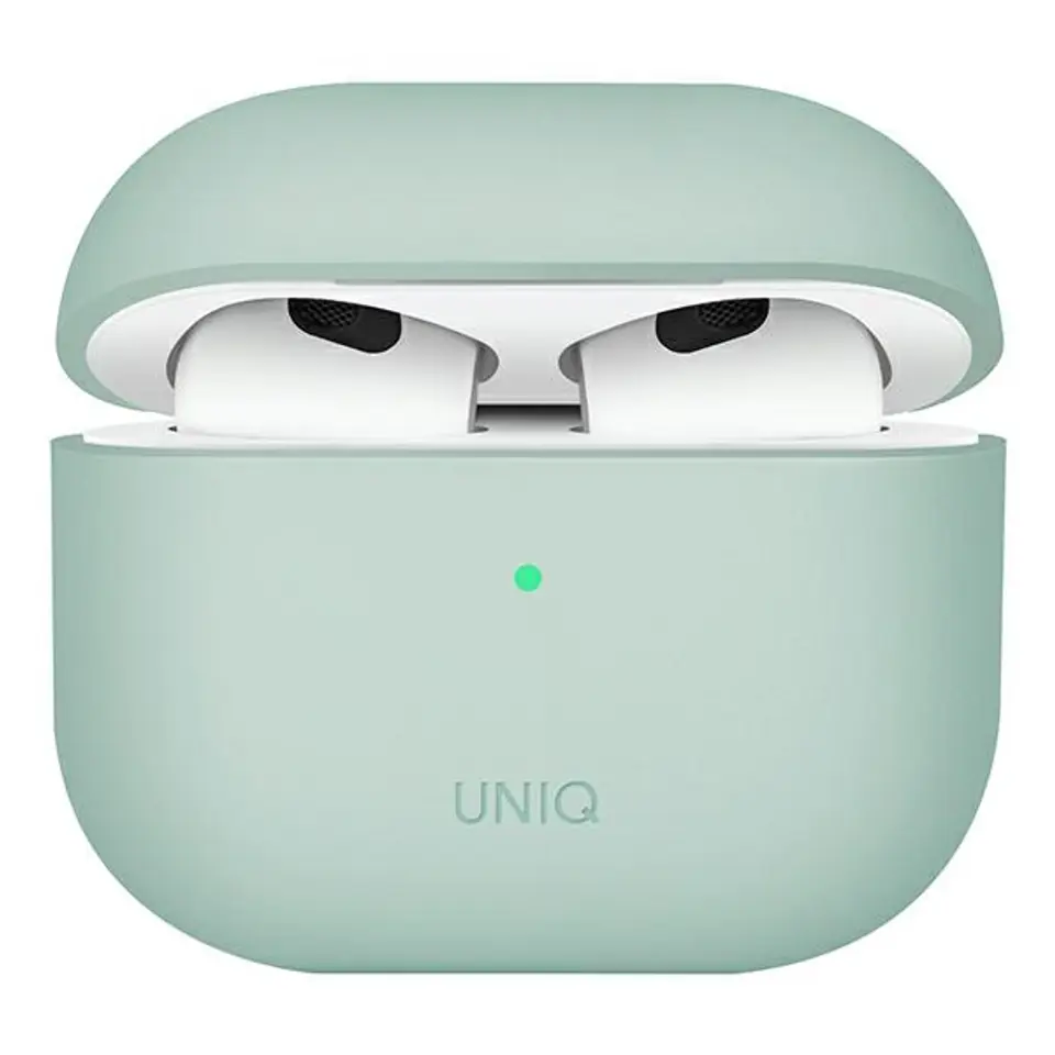 UNIQ etui Lino AirPods 3 gen. Silicone zielony/mint green w sklepie Wasserman.eu