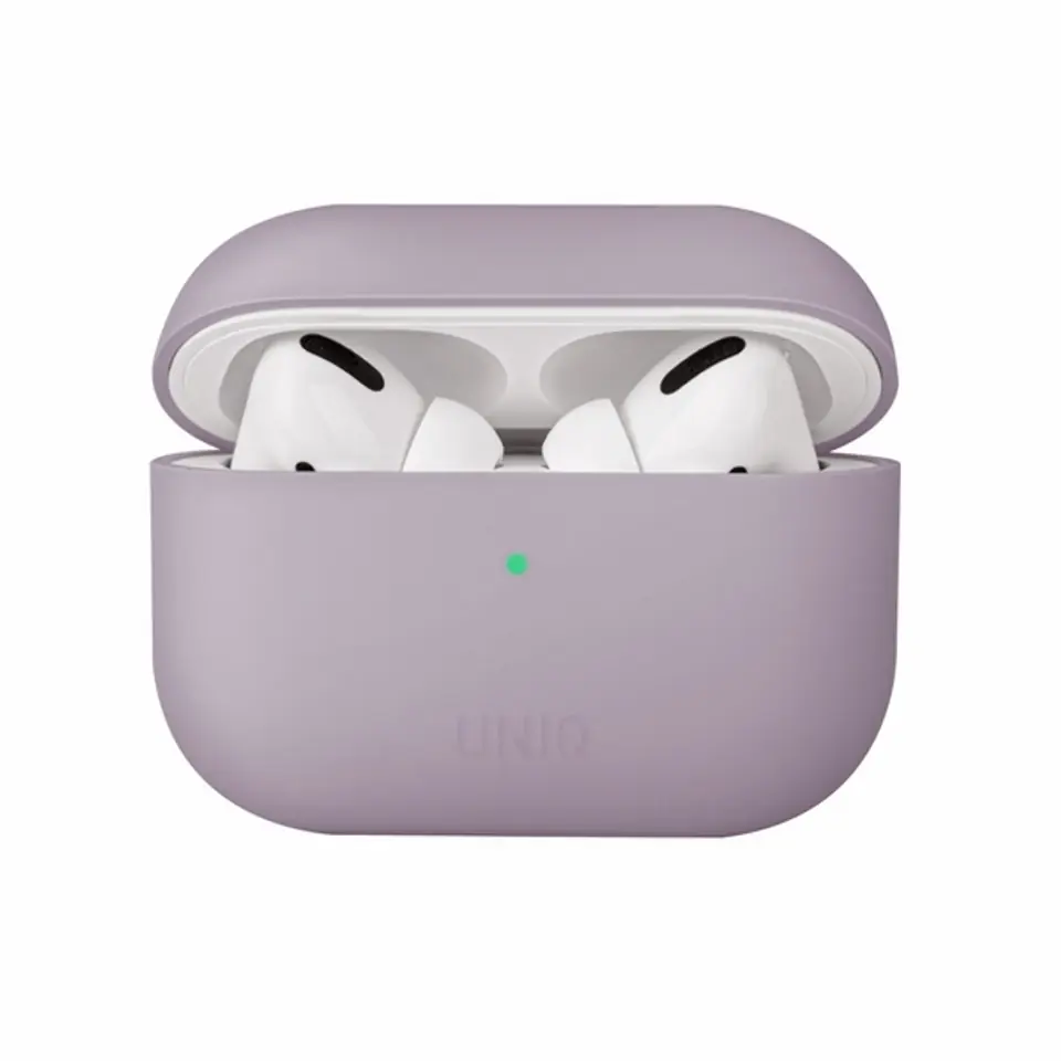 ⁨UNIQ etui Lino AirPods Pro Silicone lawendowy/lilac lavender⁩ w sklepie Wasserman.eu