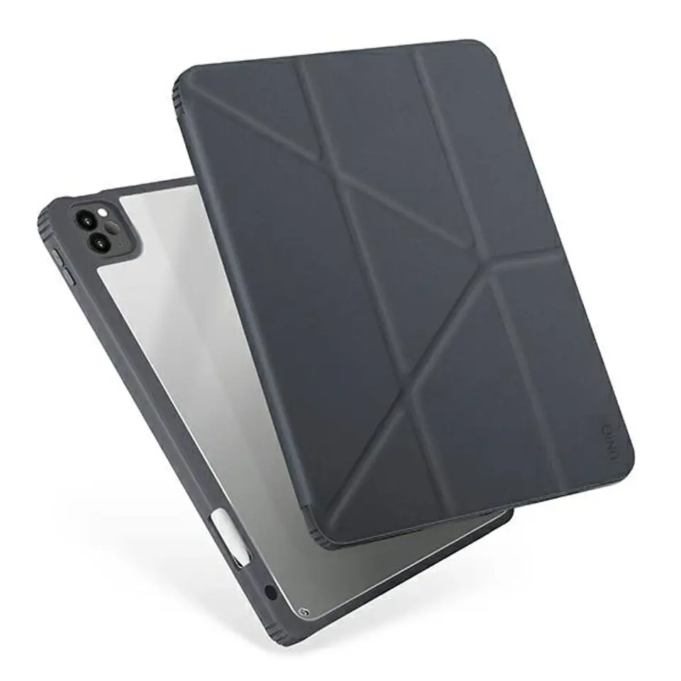 ⁨UNIQ etui Moven iPad 10.2" (2021/2020/2019) szary/charcoal grey⁩ w sklepie Wasserman.eu