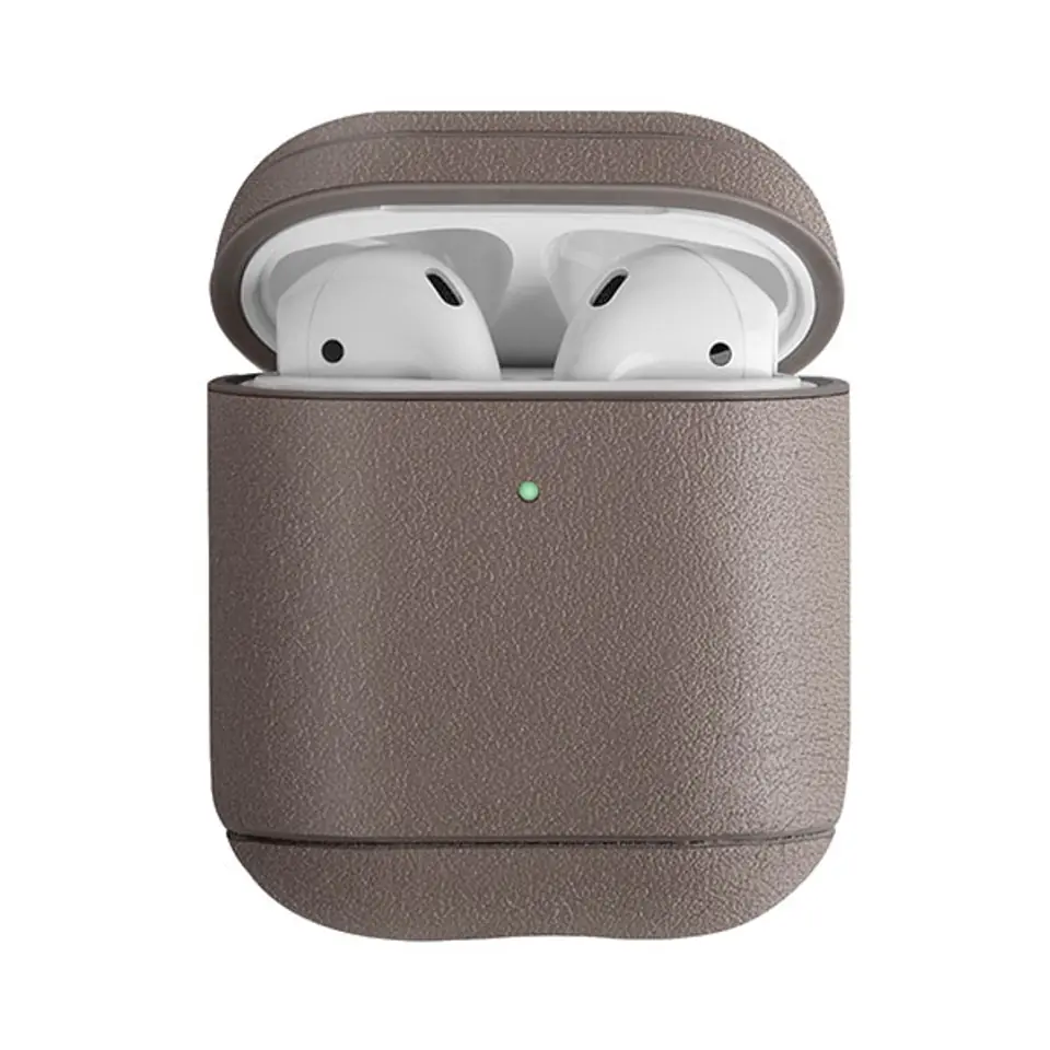 UNIQ etui Terra AirPods 1/2 gen. Genuine Leather beżowy/beige w sklepie Wasserman.eu