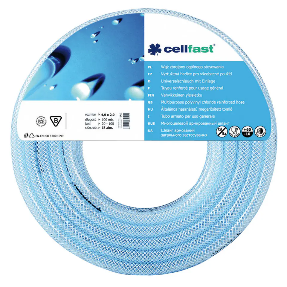 ⁨General purpose reinforced hose fi=19,0mm length 50m roll⁩ at Wasserman.eu