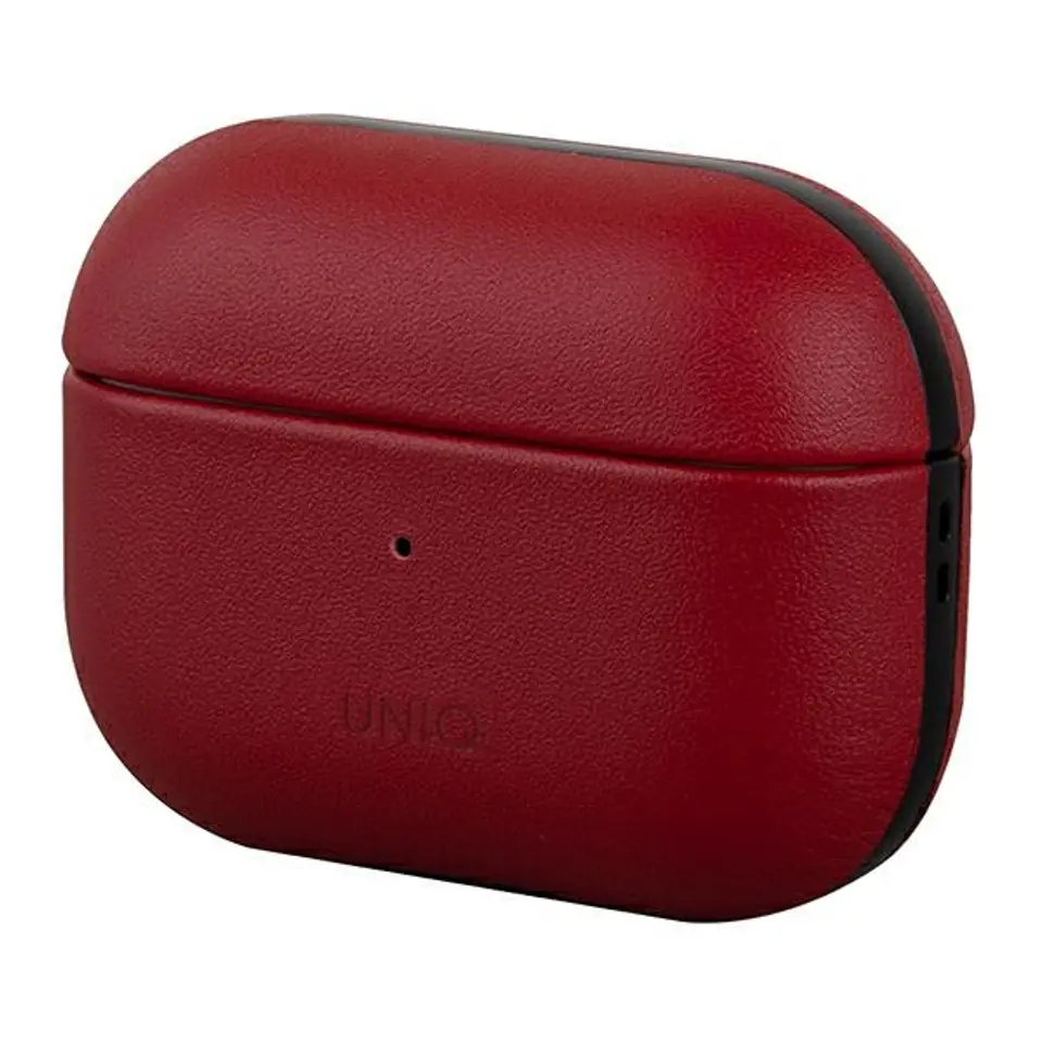 ⁨UNIQ Case Terra AirPods Pro Genuine Leather red/red⁩ at Wasserman.eu