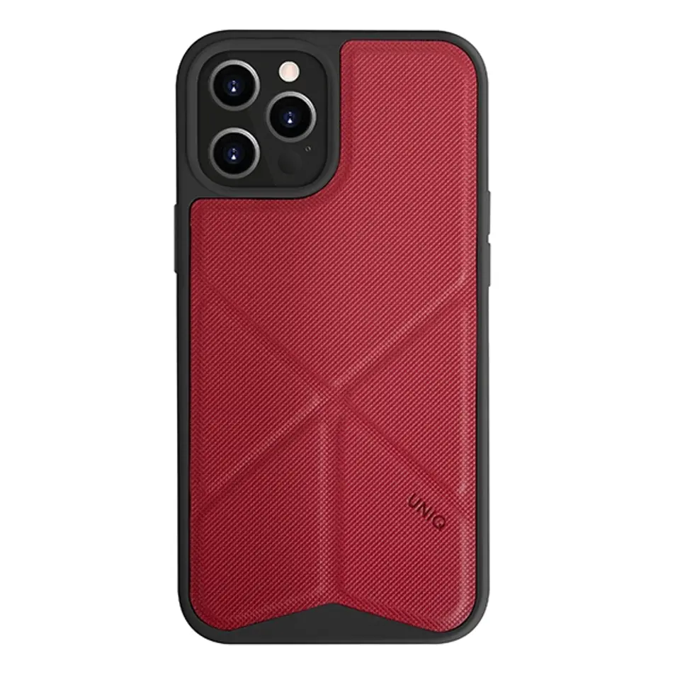 ⁨UNIQ etui Transforma iPhone 12 Pro Max 6,5" czerwony/red⁩ w sklepie Wasserman.eu