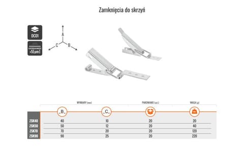 ⁨ZAMKNIĘCIE. DO SKRZYŃ 12*50⁩ w sklepie Wasserman.eu