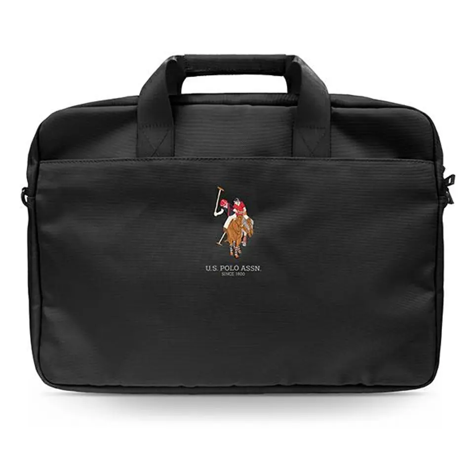⁨US Polo Bag USCB15PUGFLBK 16" black /black⁩ at Wasserman.eu
