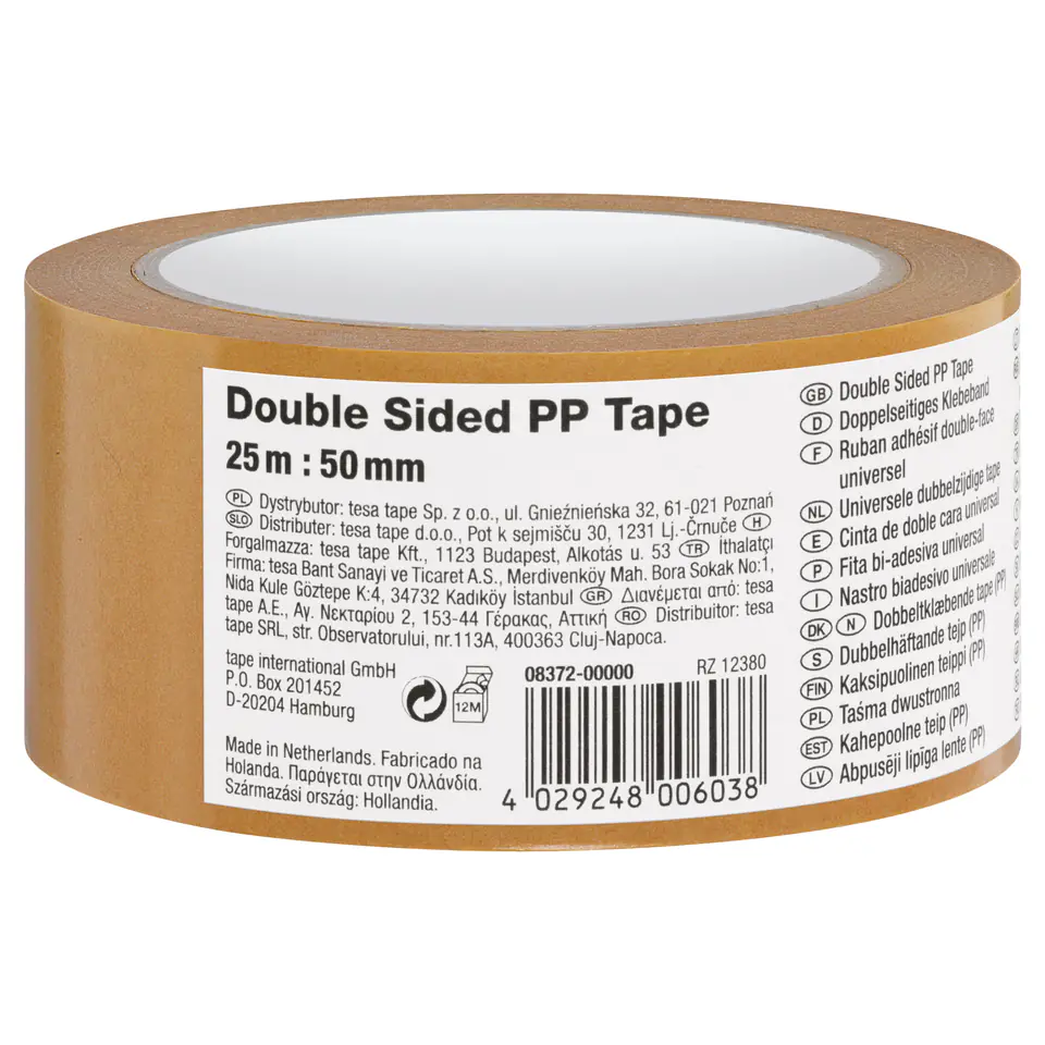 ⁨Double-sided tape pp fp 10m:50mm⁩ at Wasserman.eu