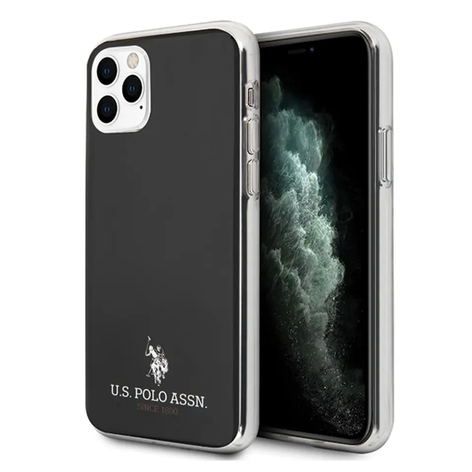 ⁨US Polo USHCN65TPUBK iPhone 11 Pro Max czarny/black Shiny⁩ w sklepie Wasserman.eu