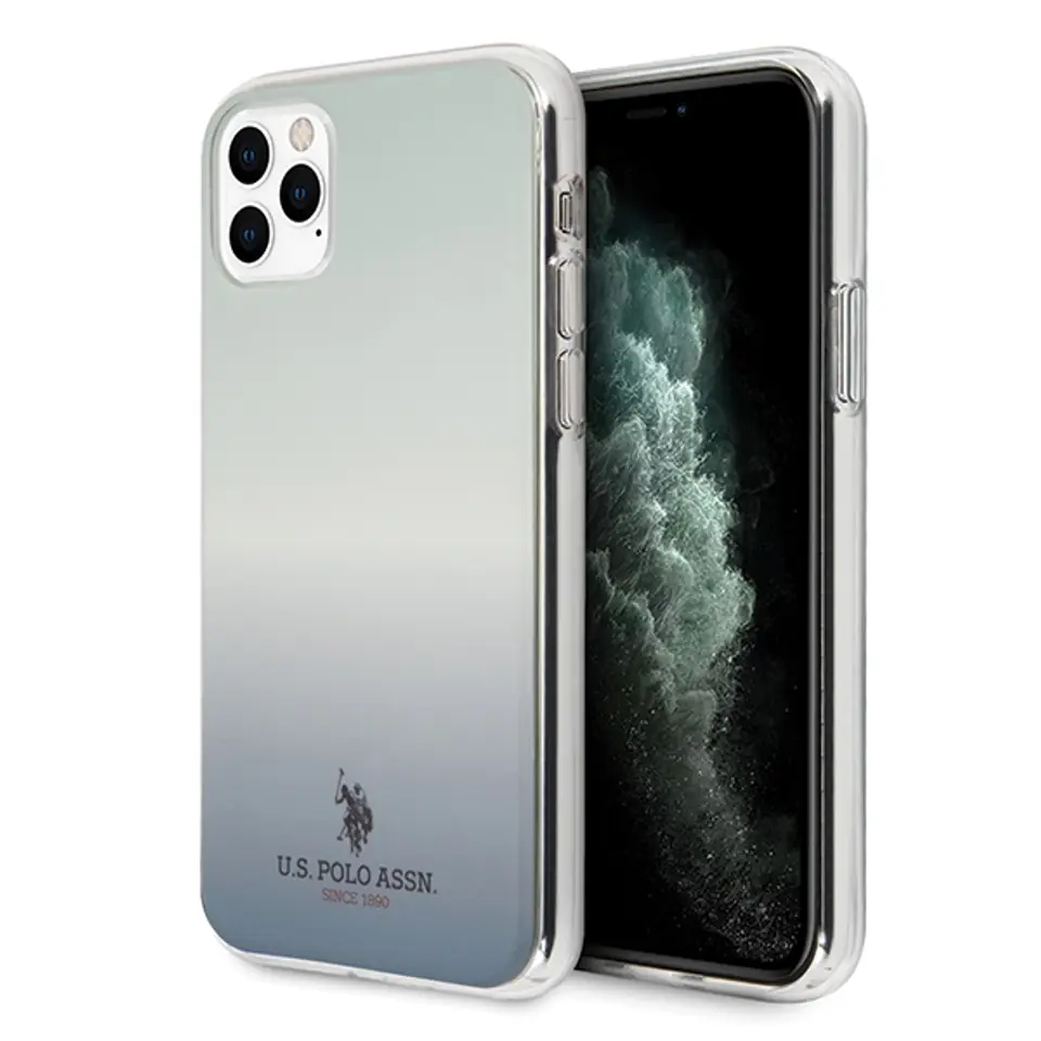 ⁨US Polo USHCN65TRDGLB iPhone 11 Pro Max Blue/Blue Gradient Pattern Collection⁩ at Wasserman.eu