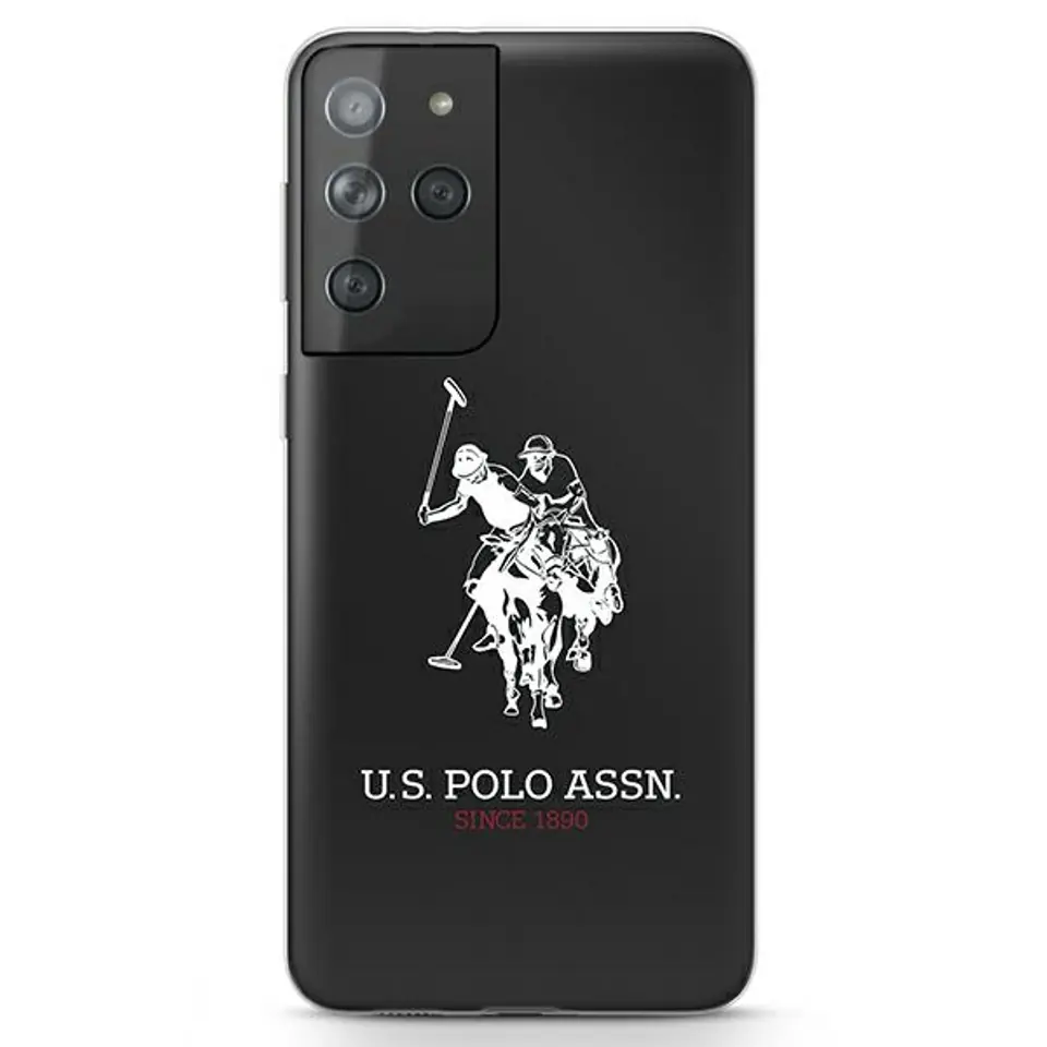 ⁨US Polo USHCS21LTPUHRBK S21 Ultra G998 czarny/black Shiny Big Logo⁩ w sklepie Wasserman.eu