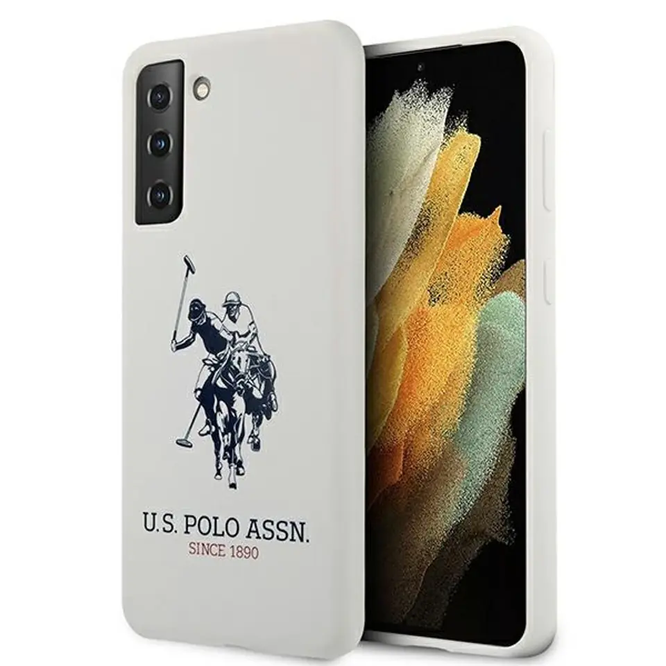 ⁨US Polo USHCS21MSLHRWH S21+ G996 white/white Silicone Logo⁩ at Wasserman.eu