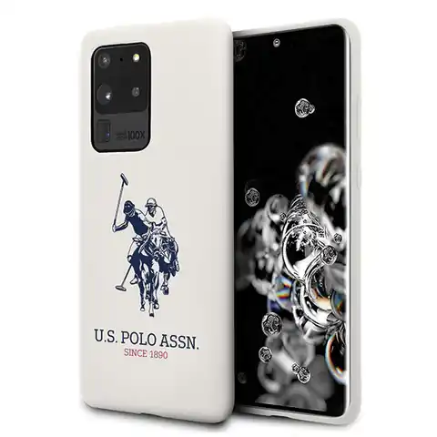 ⁨US Polo USHCS69SLHRWH S20 Ultra G988 white/white Silicone Collection⁩ at Wasserman.eu