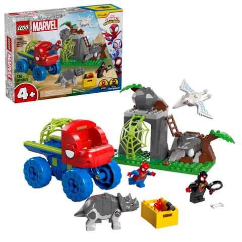 ⁨LEGO SPIDEY Misja ratunkowa zespołu Spidey’ego w dinoterenówce 11199⁩ w sklepie Wasserman.eu