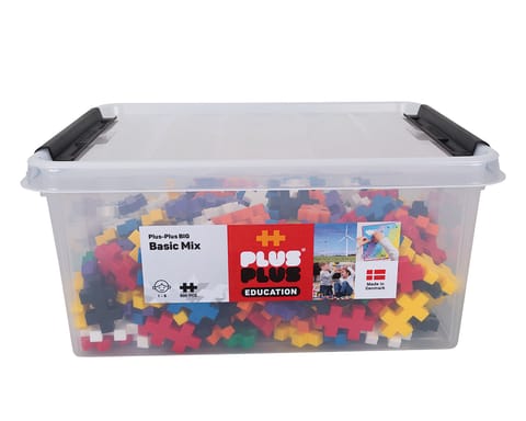 ⁨PLUS-PLUS BIG MIX PODSTAWOWYCH KOLORÓW - 400 ELEMENTÓW⁩ w sklepie Wasserman.eu