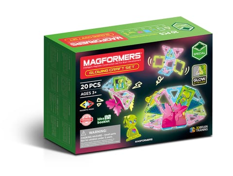 ⁨Magnetic blocks Glowing Craft 20 pieces⁩ at Wasserman.eu