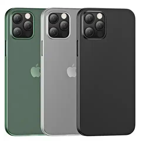 ⁨USAMS Case Gentle iPhone 12 Pro Max 6.7" green/transparent green IP12PMQR03 (US-BH610)⁩ at Wasserman.eu