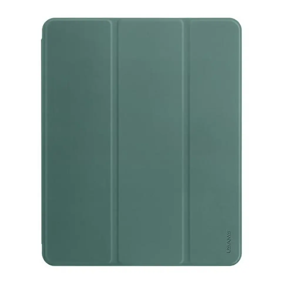 ⁨USAMS Etui Winto iPad Air 10.9" 2020 ciemny zielony/dark green IP109YT04 (US-BH654) Smart Cover⁩ w sklepie Wasserman.eu