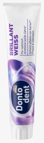 ⁨Dontodent Brilliant Weiss Pasta do Zębów 125 ml⁩ w sklepie Wasserman.eu