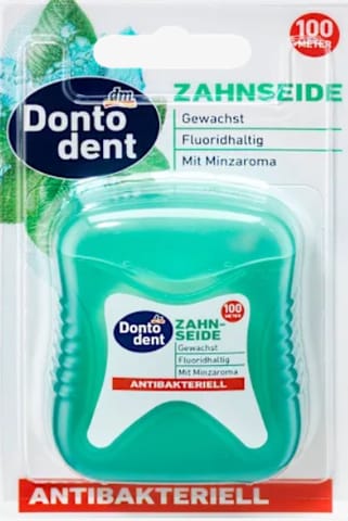 ⁨Dontodent Antybakteryjna Nić Dentystyczna 100 m⁩ w sklepie Wasserman.eu