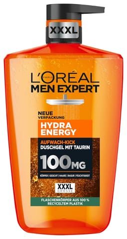 ⁨L'Oréal Men Expert Hydra Energy mit Taurin Żel pod Prysznic 1 l⁩ w sklepie Wasserman.eu