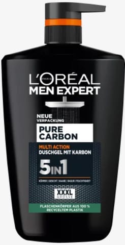 ⁨L'Oreal Pure Carbon Żel pod Prysznic 1 l⁩ w sklepie Wasserman.eu