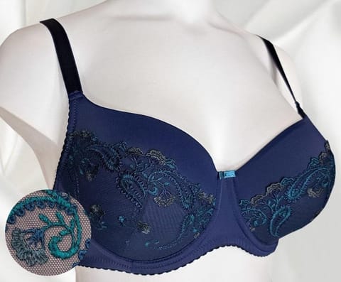 ⁨Biustonosz VENA VB-474 granat+zielony (kolor granat+zielony, rozmiar 70D)⁩ w sklepie Wasserman.eu