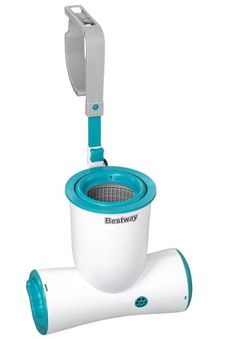 ⁨Filtrująca Pompa basenowa ze Skimmerem Skimatic FlowClear 2574l/h BESTWAY + Filtr wymienny⁩ w sklepie Wasserman.eu