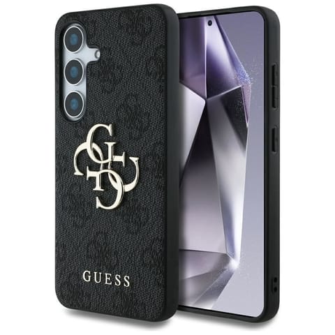 ⁨Etui Guess Big 4G Logo Classic Logo do   Samsung Galaxy S25 czarny⁩ w sklepie Wasserman.eu