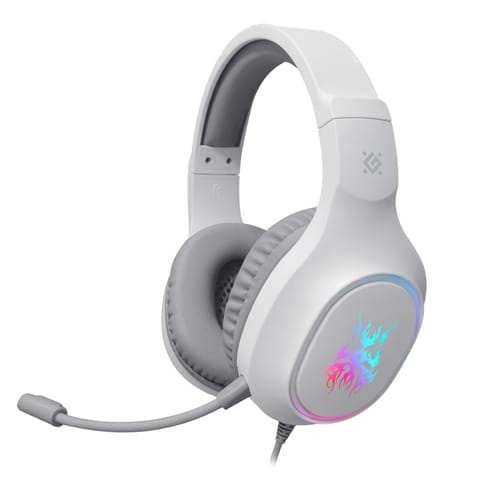 Defender FURY, Gaming Headset, słuchawki z mikrofonem, przewodowa, biała, 2.0, 40 mm przetworniki typ 3.5 mm jack + rozdvojka w sklepie Wasserman.eu