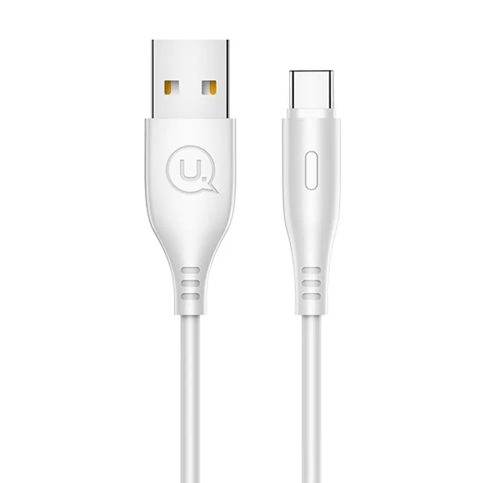 ⁨USAMS Cable U18 USB-C 2A Fast Charge 1m white/white SJ267USB02 (US-SJ267)⁩ at Wasserman.eu