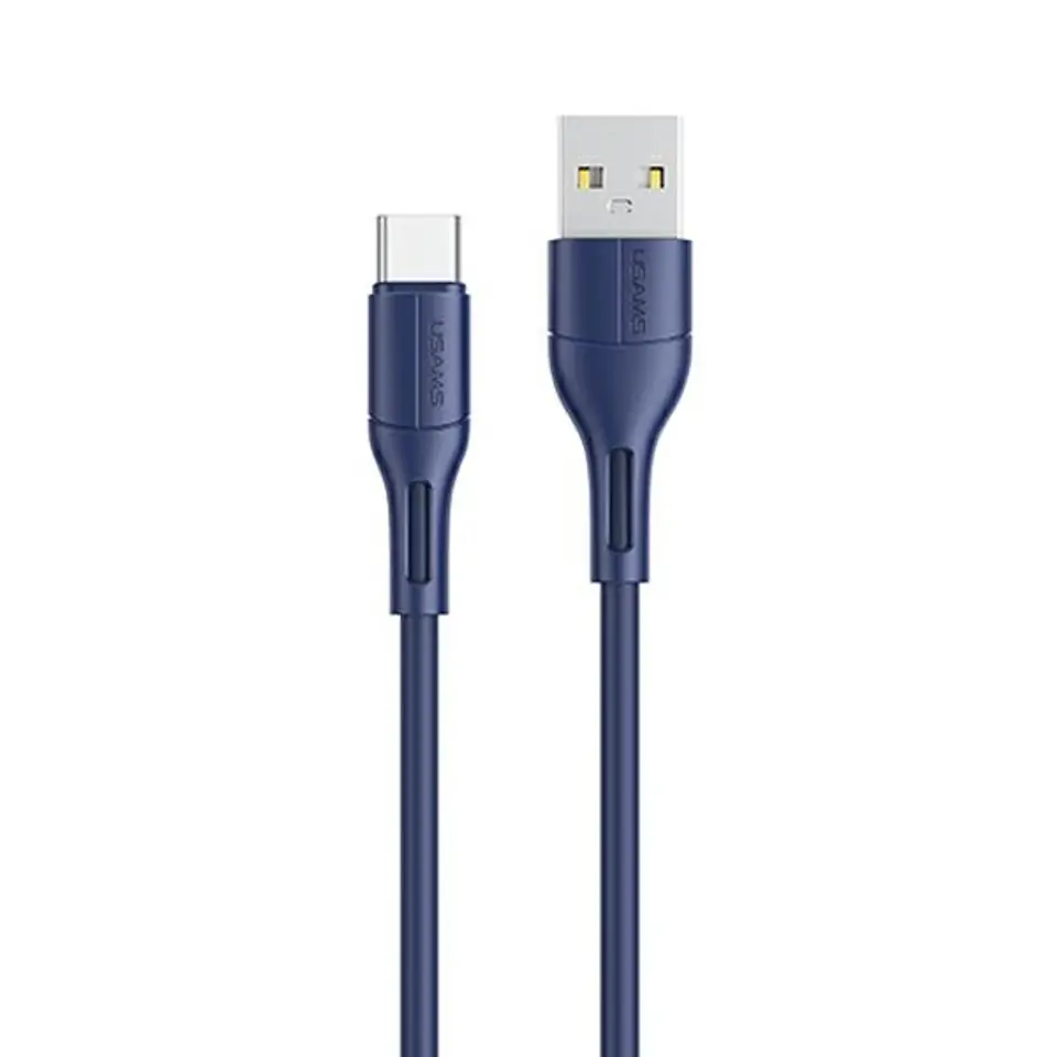 ⁨USAMS U68 USB-C 2A Fast Charge Cable 1m blue/blue SJ501USB03 (US-SJ501)⁩ at Wasserman.eu