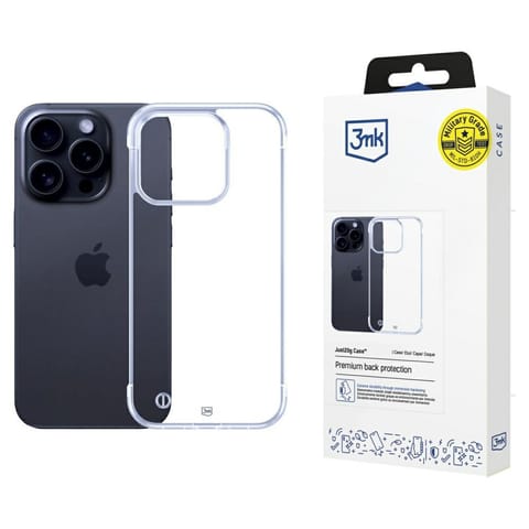 ⁨Etui 3MK Just20g Clear Case do iPhone 16 Pro Max⁩ w sklepie Wasserman.eu