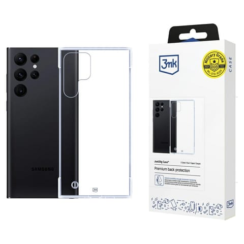 ⁨Etui 3MK Just20g Clear Case do Samsung Galaxy S22 Ultra 5G⁩ w sklepie Wasserman.eu