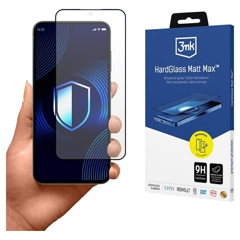 ⁨Szkło hartowane 3MK HardGlass Matt Max  do Samsung Galaxy S25+⁩ w sklepie Wasserman.eu