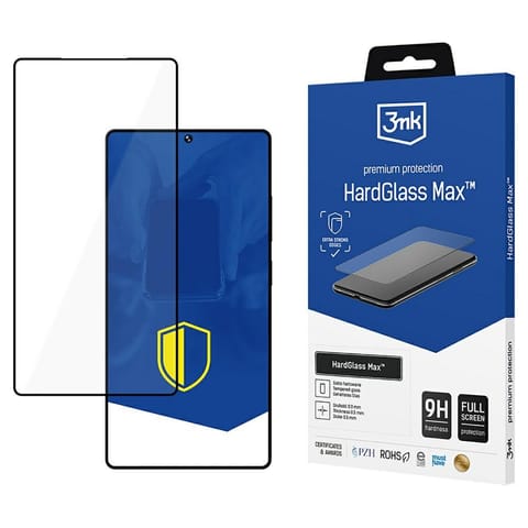 ⁨Szkło hartowane 3MK HardGlass Max Black do Samsung Galaxy S25 Ultra czarny/black⁩ w sklepie Wasserman.eu
