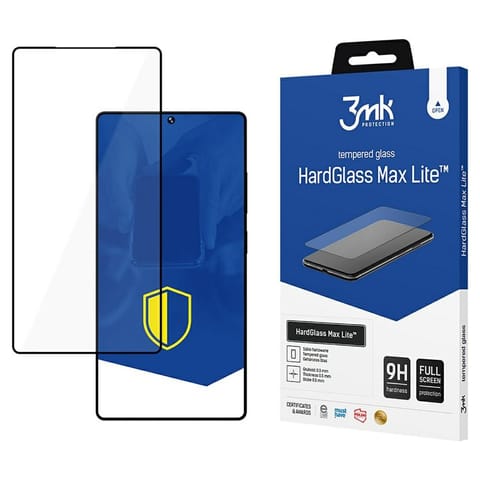 ⁨Szkło hartowane 3MK HardGlass Max Lite Black do Samsung Galaxy S25 Ultra czarny/black⁩ w sklepie Wasserman.eu
