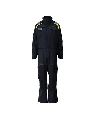 ⁨MASCOT® Kombinezon z kieszeniami na kolanach ACCELERATE MULTISAFE (kolor ciemny granat/żółty hi-vis, rozmiar XL)⁩ w sklepie Wasserman.eu