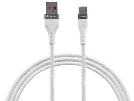 ⁨Kabel TRACER USB A - Typ C 1m WH⁩ w sklepie Wasserman.eu