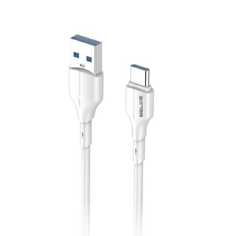 ⁨Beline Kabel 25W USB-A/USB-C 1m           biały/white BLNCWC01⁩ w sklepie Wasserman.eu