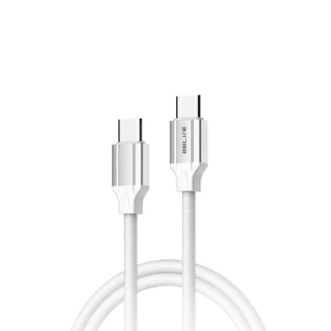 ⁨Beline Kabel 65W USB-C/USB-C 1m           biały/white BLNCWC03⁩ w sklepie Wasserman.eu