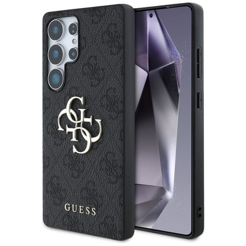⁨Etui Guess Big 4G Logo Classic Logo do   Samsung Galaxy S25 Ultra czarny⁩ w sklepie Wasserman.eu