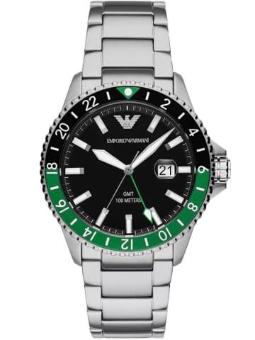 ⁨ZEGAREK MĘSKI EMPORIO ARMANI AR11589 - Diver GMT (zi112a)⁩ w sklepie Wasserman.eu