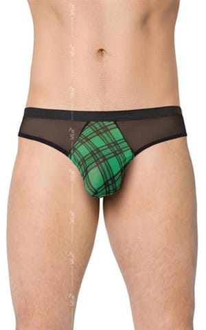 ⁨Mens Briefs 4524 - green (kolor zielony, rozmiar XL)⁩ w sklepie Wasserman.eu