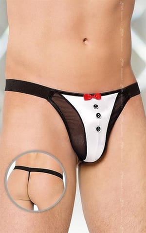 ⁨Thong 4433 - white (kolor biały, rozmiar S/L)⁩ w sklepie Wasserman.eu